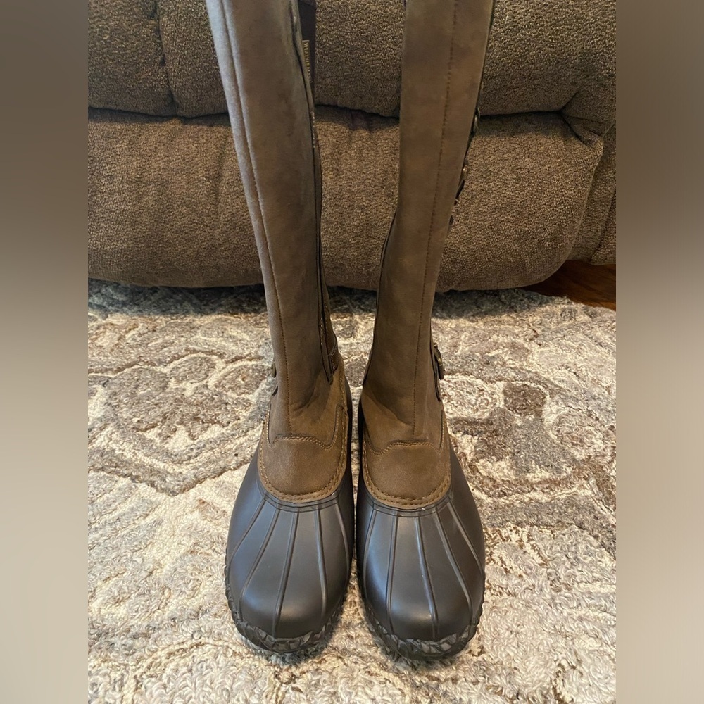 JBU Jambu Colorado Encore Duck Boots Women’s 7 Brown Winter Cozy Rubber - Picture 3 of 9